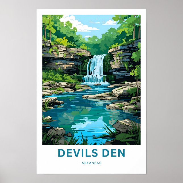 Djävulen Den Arkansas Travel Print Poster (Framsidan)