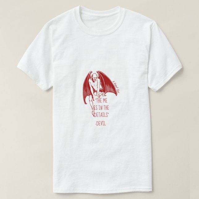 Djävulen/Detaljer _ A MisterP-leverans T Shirt (Design framsida)