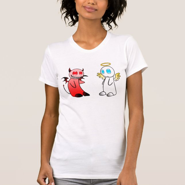 Djävulen eller Angel T Shirt (Framsida)