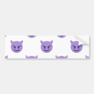 djävulen emoji bildekal