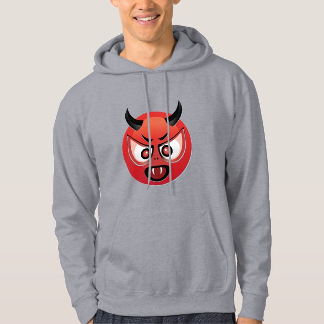 Djävulen Emoji Hoodie (Framsida)