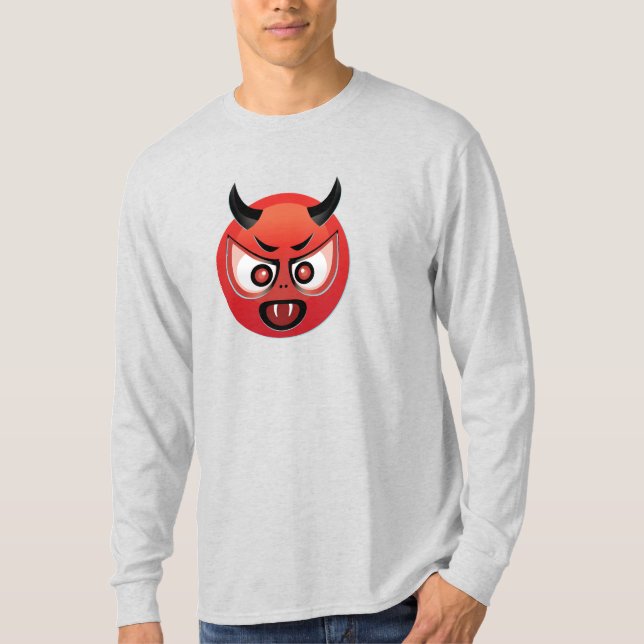 Djävulen Emoji T Shirt (Framsida)