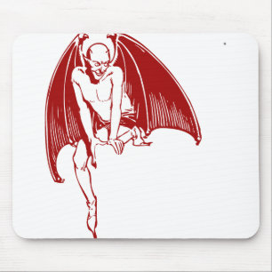 Djävulen Evil Demon Monster Vingar Gothic Musmatta