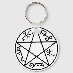 Djävulen fälla Keychain Nyckelring