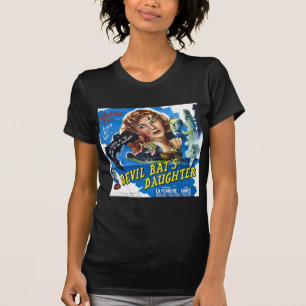 Djävulen Fladdermus Ddotter, vintagens skräckfilm Tee
