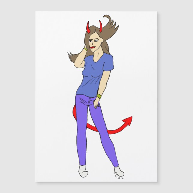 djävulen flicka (Framsida)