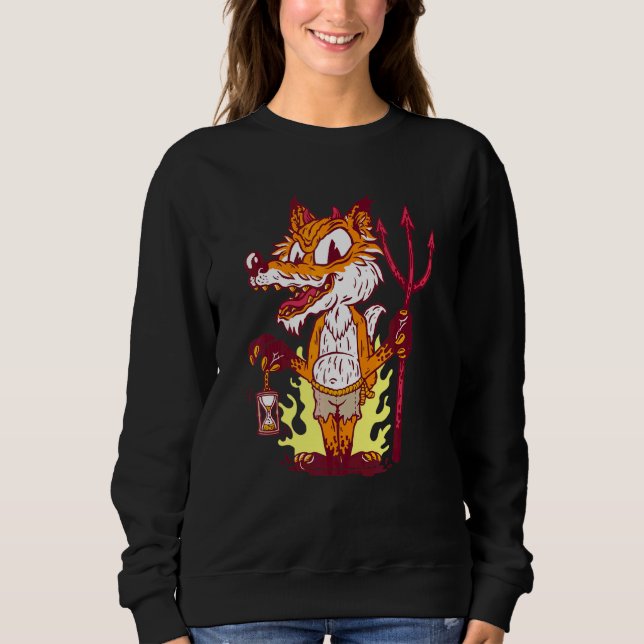 Djävulen Fox T Shirt (Framsida)
