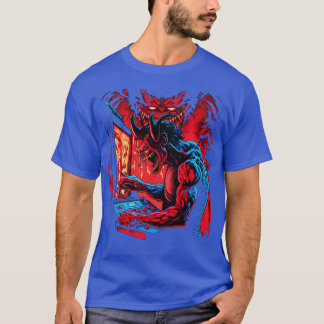 djävulen gamer t shirt