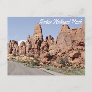Djävulen Garden Arches National Park, Utah - USA Vykort