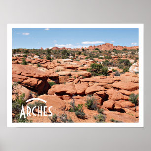 Djävulen Garden, Arches nationalpark Poster