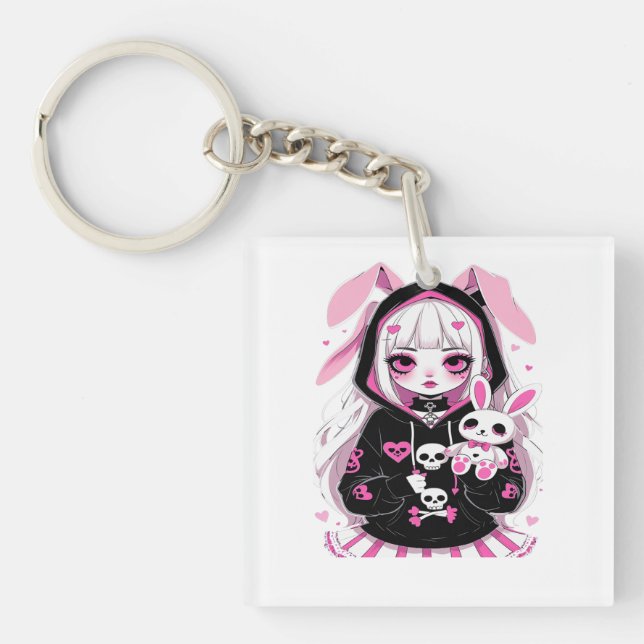Djävulen Girl Halloween T-Shirt - Spooky Cute Cost (Framsidan)