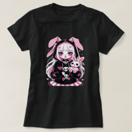 Djävulen Girl Halloween T-Shirt - Spooky Cute Cost