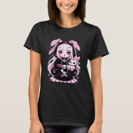 Djävulen Girl Halloween T-Shirt - Spooky Cute Cost