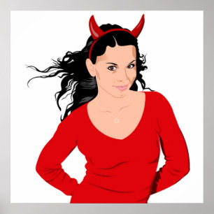 DJÄVULEN GIRL POSTER
