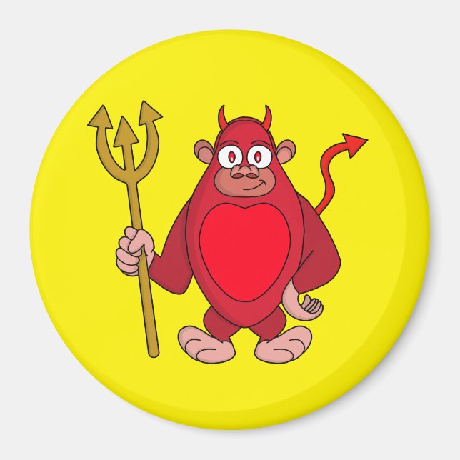 Djävulen Gorilla Magnet (Framsidan)