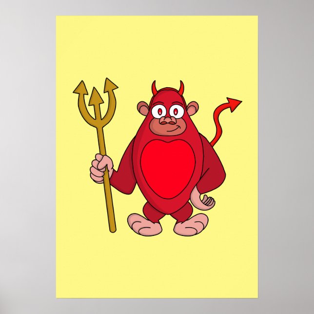 Djävulen Gorilla Poster (Framsidan)