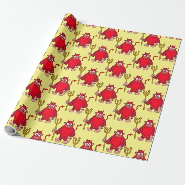 Djävulen Gorilla Presentpapper (Utrullad)