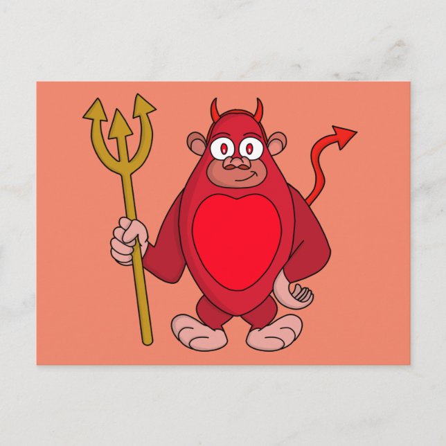 Djävulen Gorilla Vykort (Framsida)