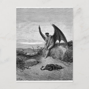 Djävulen, Gustave Dore Vykort