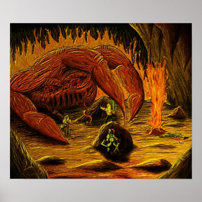 Djävulen Hand Poster (Framsidan)