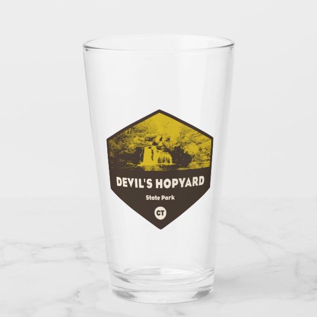 Djävulen Hopyard State Park, Connecticut Glaskopp (Framsida)