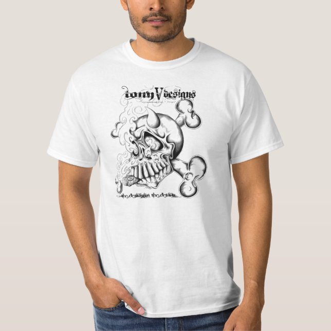Djävulen i specificerar tee shirt (Framsida)