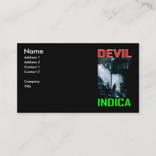 DJÄVULEN INDICA VISITKORT