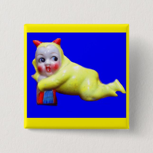 djävulen-ish lilla imp knapp (Framsida)