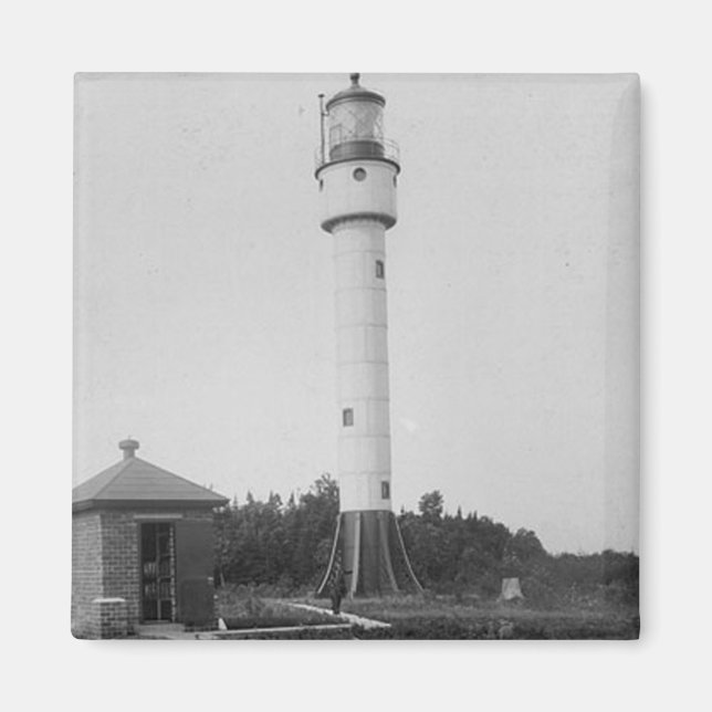Djävulen Island fyr Magnet (Framsidan)