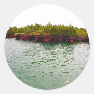 Djävulen Island Runt Klistermärke