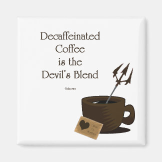 djävulen, kaffeblandning magnet