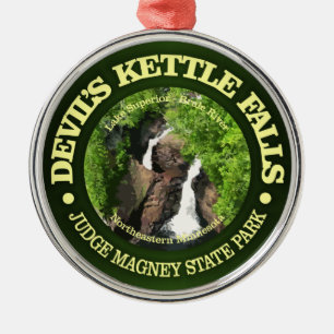 Djävulen Kettle Falls Julgransprydnad Metall