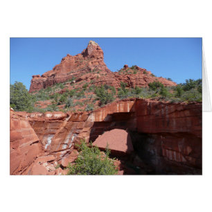 Djävulen Kitchen i Sedona Arizona Hälsningskort