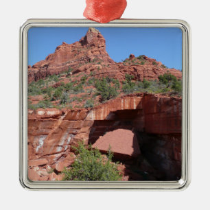 Djävulen Kitchen i Sedona Arizona Julgransprydnad Metall