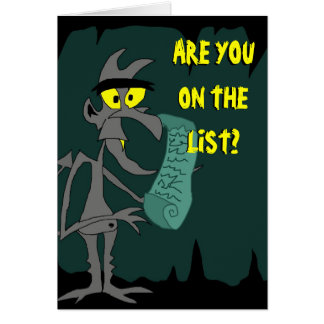 djävulen listar hälsningskort