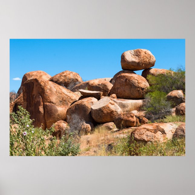 Djävulen Marbles Northern Territorial Australien Poster (Framsidan)