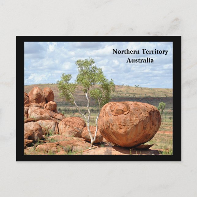 Djävulen Marbles / Northern Territory / Australien Vykort (Framsida)