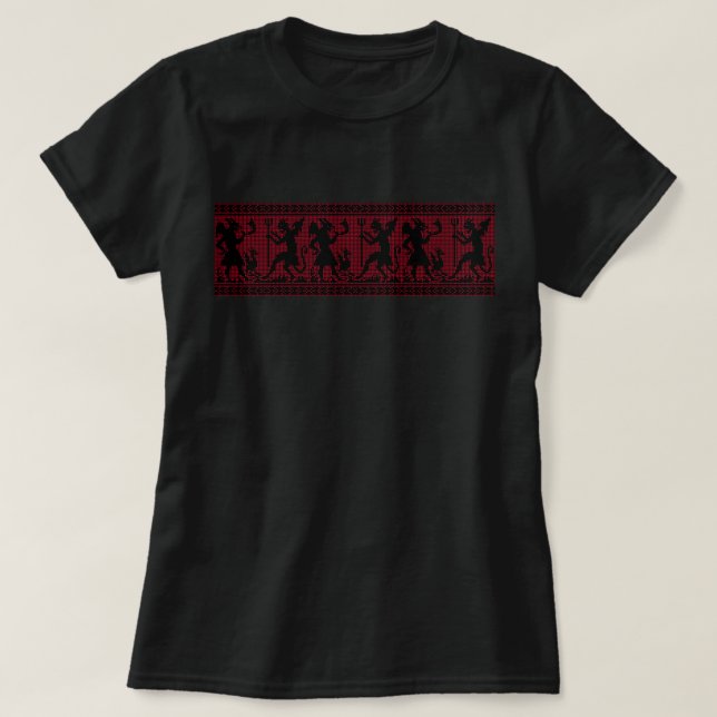 Djävulen Mönster T-shirt (Design framsida)