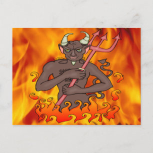 Djävulen Monster Vykort