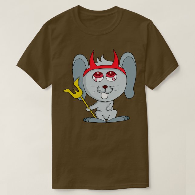 Djävulen Mouse T Shirt (Design framsida)