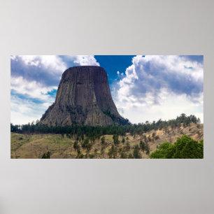 Djävulen nationalmonument, Wyoming Poster