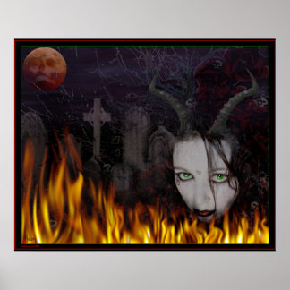 Djävulen Necromancer Poster