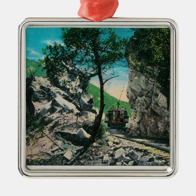 Djävulen nyckel, Mt. LoweMt. Lowe CA Julgransprydnad Metall (Framsidan)