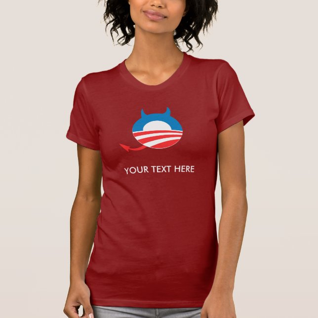 DJÄVULEN OBAMA T-SHIRT (Framsida)