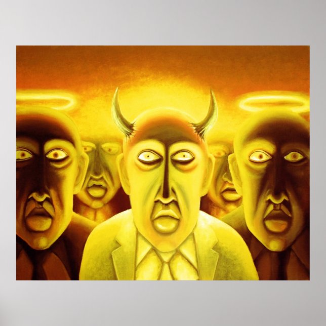 Djävulen och Änglar Poster (Framsidan)