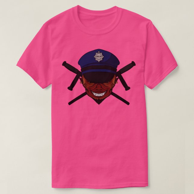 Djävulen officer utan bildtext t shirt (Design framsida)