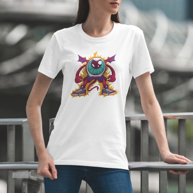 Djävulen Öga Creature Halloween T Shirt (Skapare uppladdad)