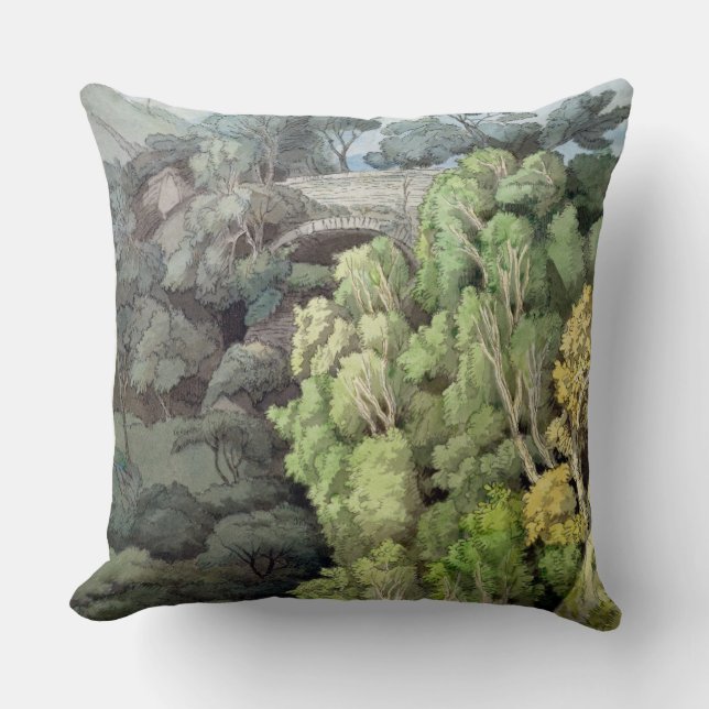 Djävulen överbryggar, 1810 (med skriva w/c & bläck kudde (Framsida)