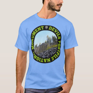 Djävulen Postpile National Monument Circle T Shirt