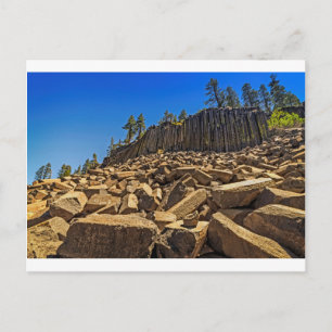 Djävulen Postpile National Monument Vykort